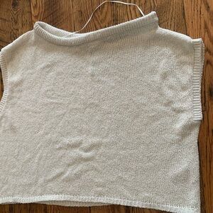 City Chic Off Shoulder Sweater Vest Womens 22/XLCream Vest